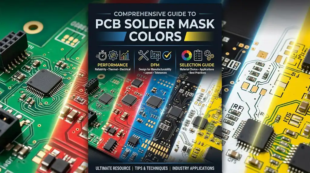 Comprehensive Guide to PCB Solder Mask Colors: Performance, DFM, and Selection Guide